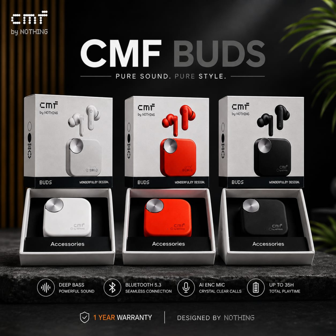🔥CNF Buds – Powerful Sound & Deep Bass | Trending Buds | Free Shipping🔥